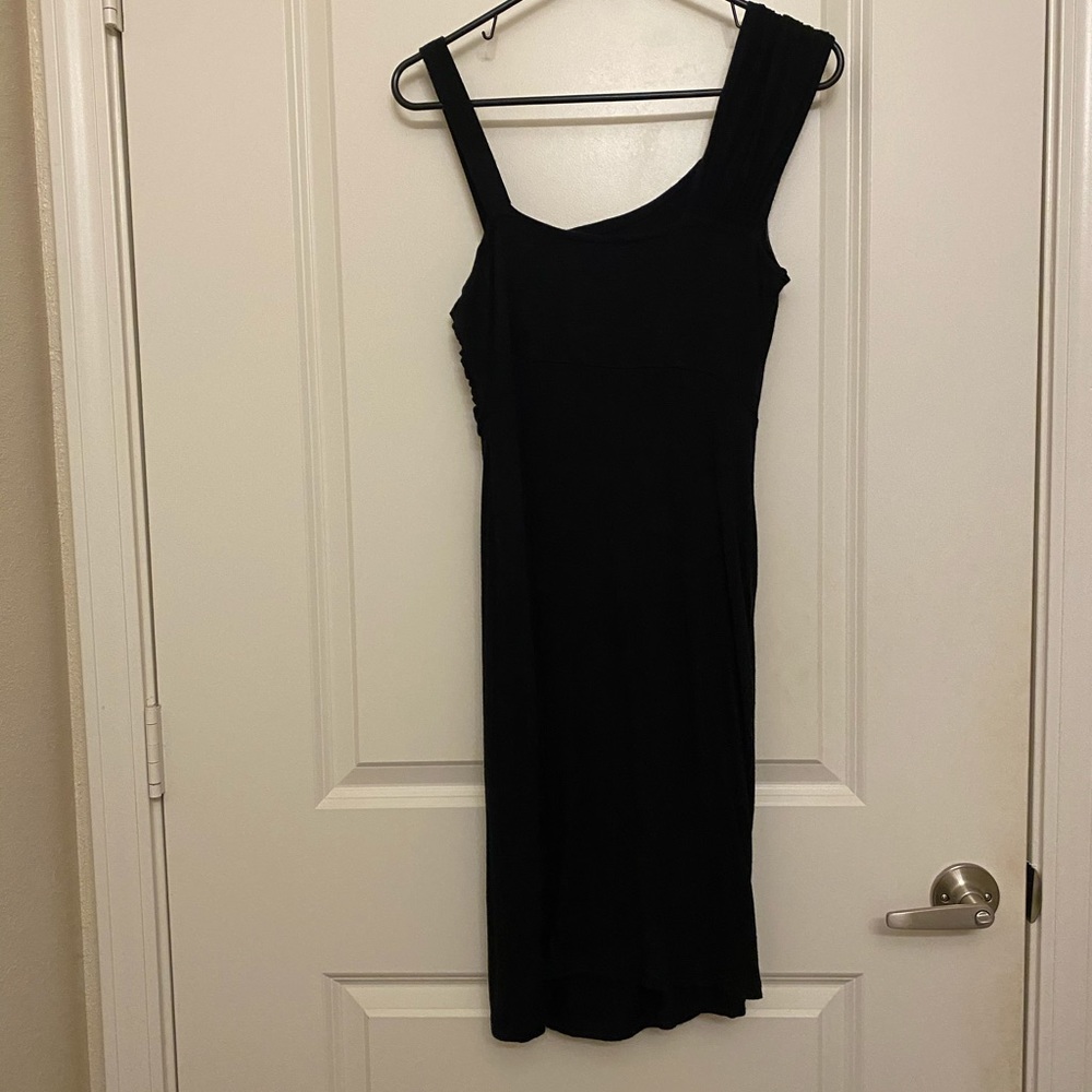 American Rag Black Faux Wrap Dress - Picture 6 of 7